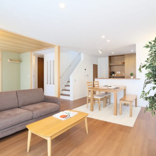 大屋根設計で平屋のように住まう家