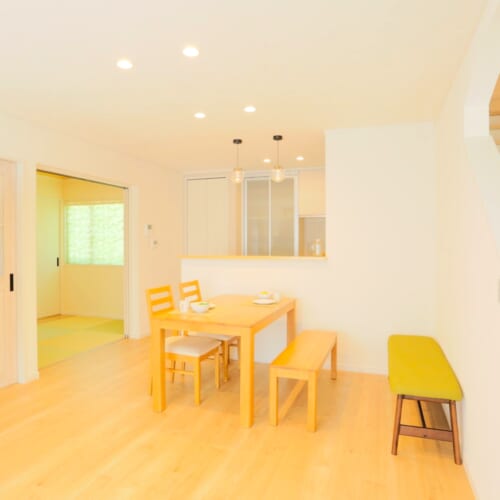 1階だけで生活完結！
平屋ベースのかわいいおうち
