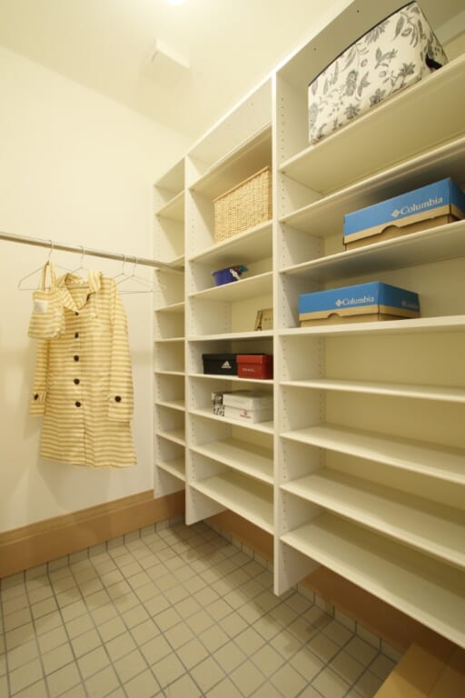 こだわりのシューズクローク