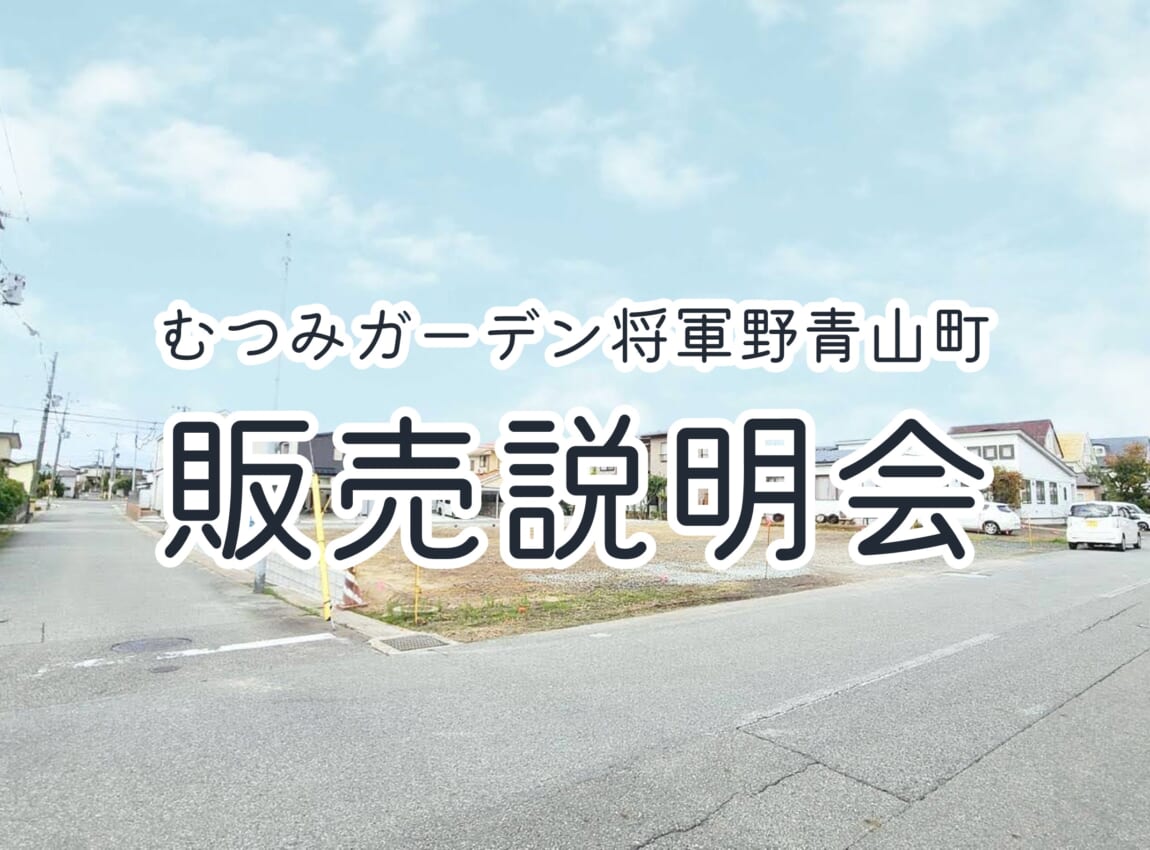 むつみガーデン将軍野青山町 販売説明会